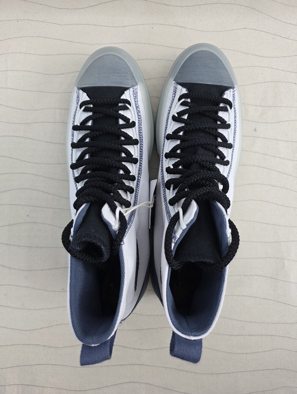 Converse Mens Chuck Taylor All Star CX EXP2 White Blue Shoes A12869C Size 10.5 - Picture 8 of 12